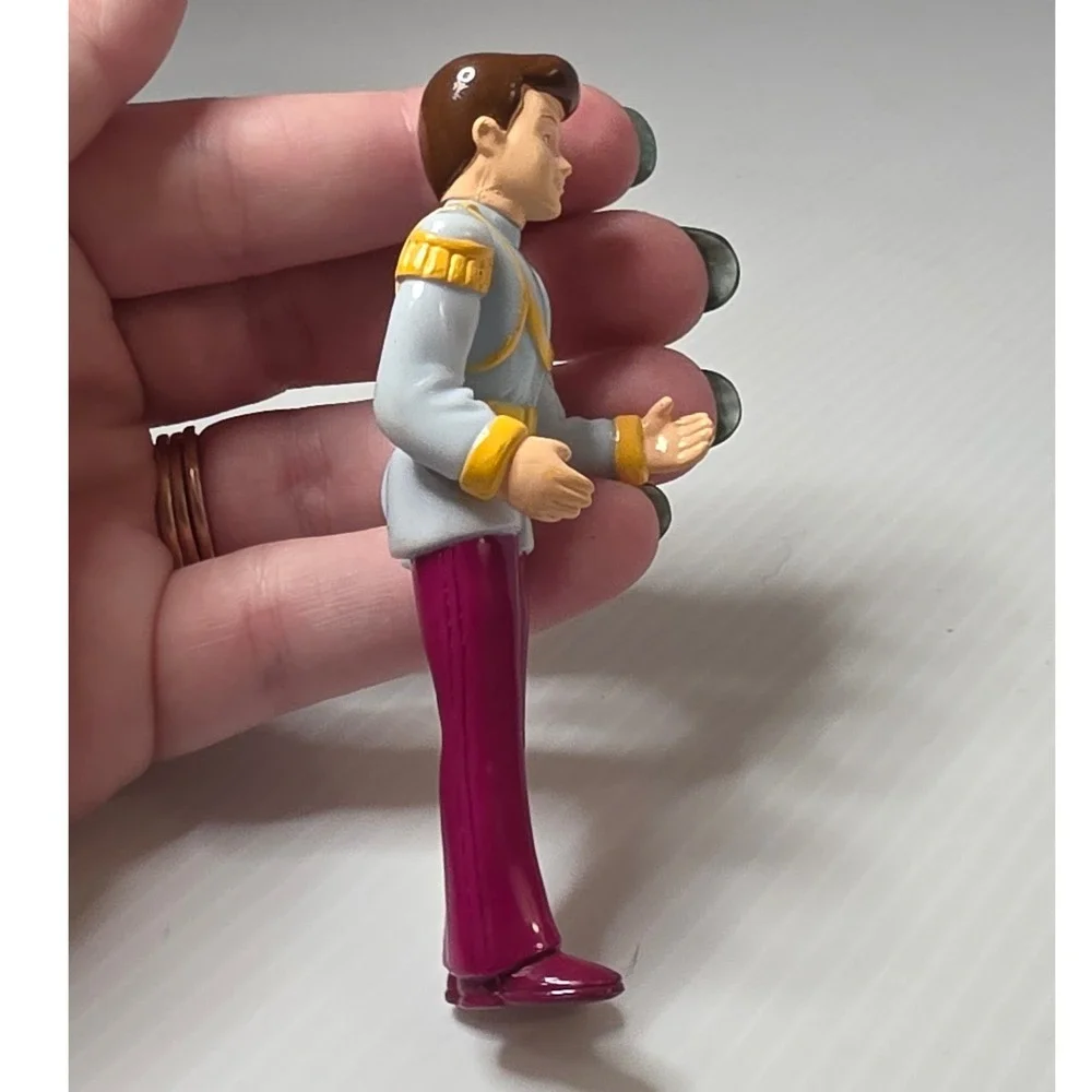 Disney‎ Prince Charming Figure 4in Blue/Maroon Fair 2003 Cinderella